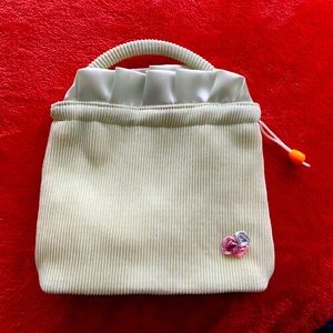Little Girl’s Light Green Drawstring Purse